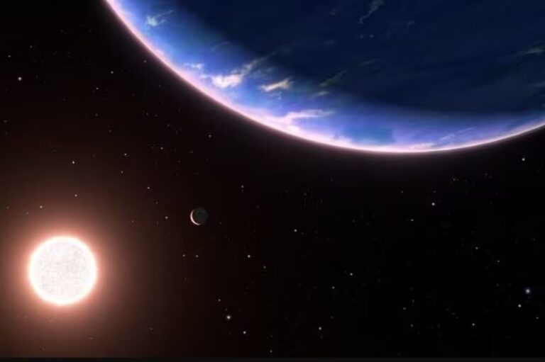 El Hubble de la NASA detecta vapor de agua en la atmósfera de un pequeño exoplaneta