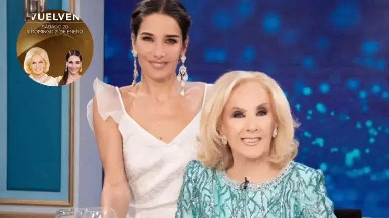 Se reveló la fecha de cuando vuelven Mirtha Legrand y Juana Viale a la televisión