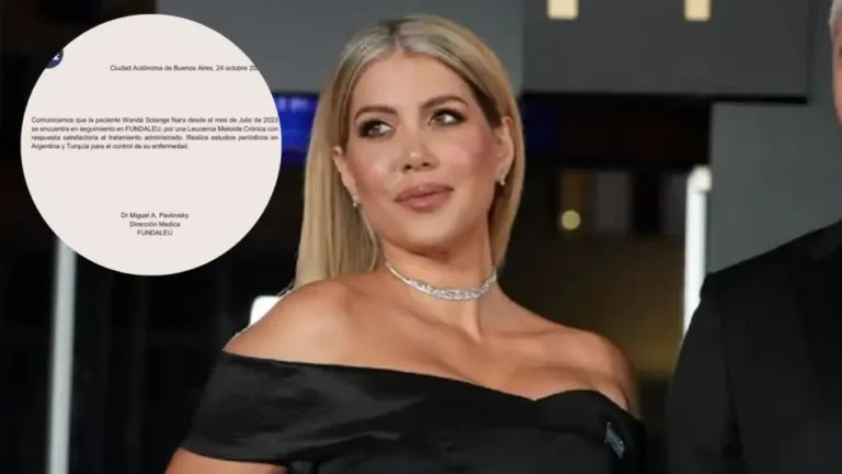 Wanda Nara reveló por qué decidió compartir su parte médico en las redes