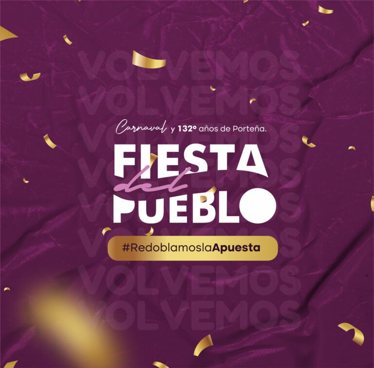 Toda la región se prepara para la Fiesta del Pueblo 2024 en Porteña: Una noche de celebración que promete ser inolvidable