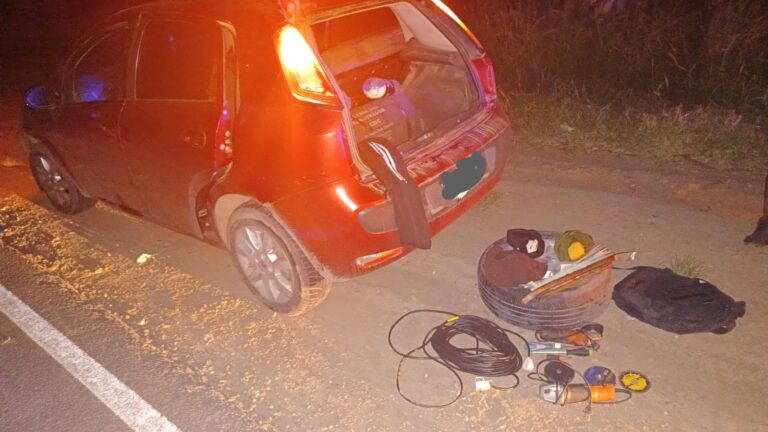 Detuvieron a dos hombres que viajaban en un auto con pedido de secuestro