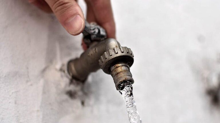 AMOS: corte de agua potable