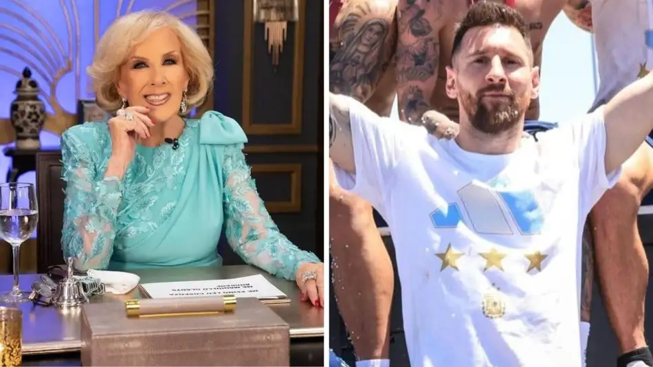 Mirtha legrand y lionel messi