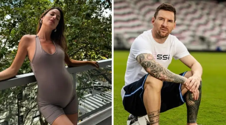 Agustina Casanova, embarazada, mostró el tierno gesto que tuvo Leo Messi con su bebé en camino