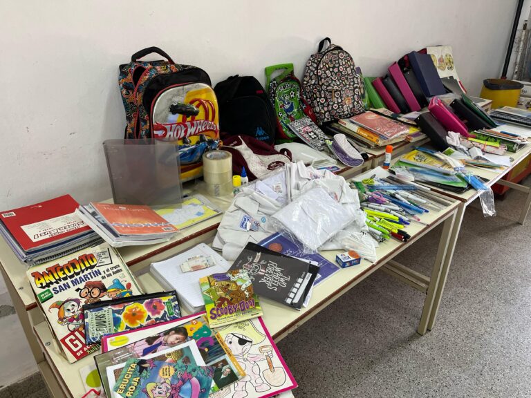 La colecta anual de útiles escolares de la Juventud del PRO fue un exito