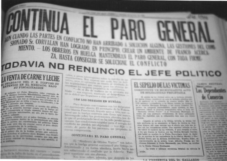 Mañana se realizará el nuevo Paseo Cultural «1929, La calle en conflicto»