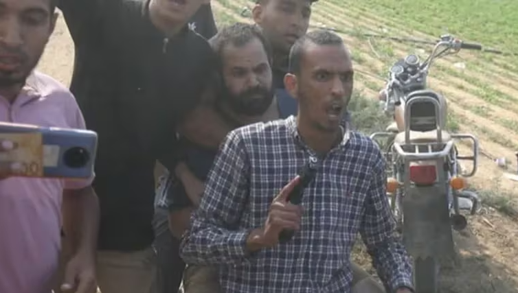 Las impactantes imágenes del momento del secuestro del padre de los nenes argentinos cautivos en Gaza
