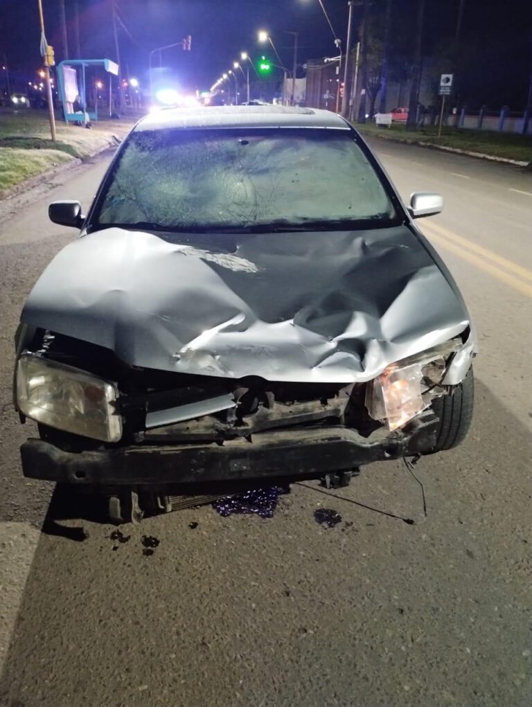 Accidente de tránsito deja a menor de edad con fractura de clavícula