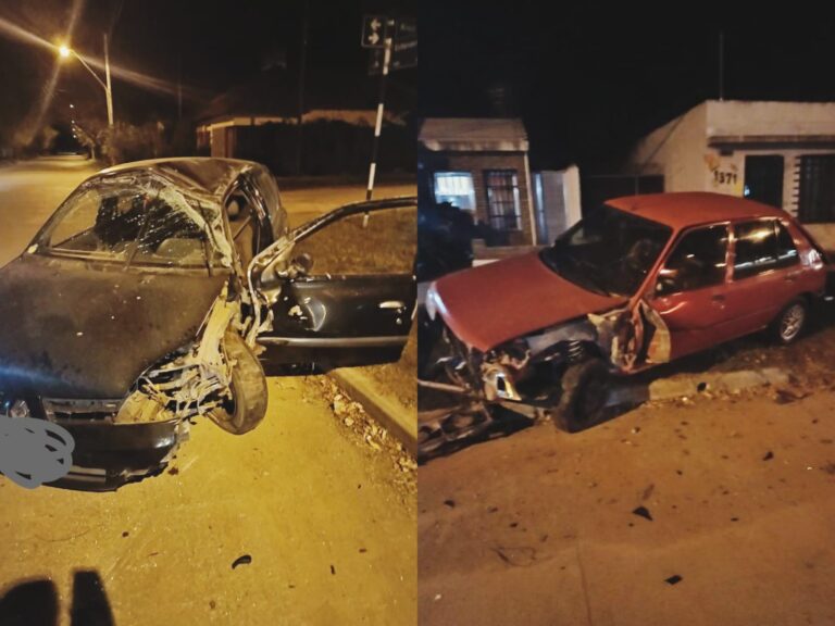 Accidente Automovilístico deja a un jóven internado en el Hospital