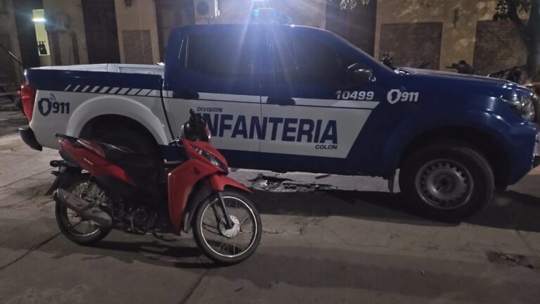 En un operativo secuestraron una moto por falta de documentación y luces