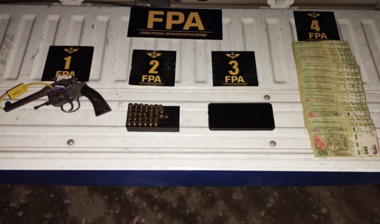 FPA secuestró un revolver y detuvo a un hombre de la ciudad