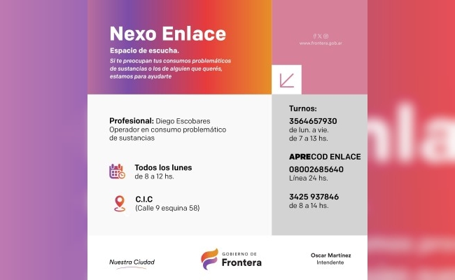 Nexo Enlace: nuevo espacio de escucha en Frontera