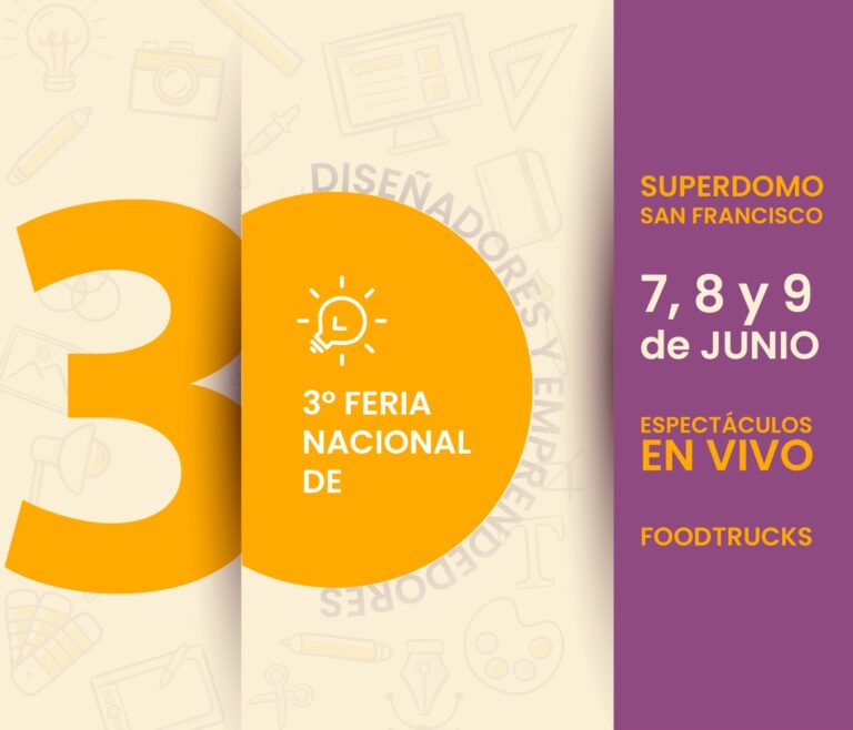 Se acerca la 3ra Edición de la Feria Nacional de Diseñadores y Emprendedores