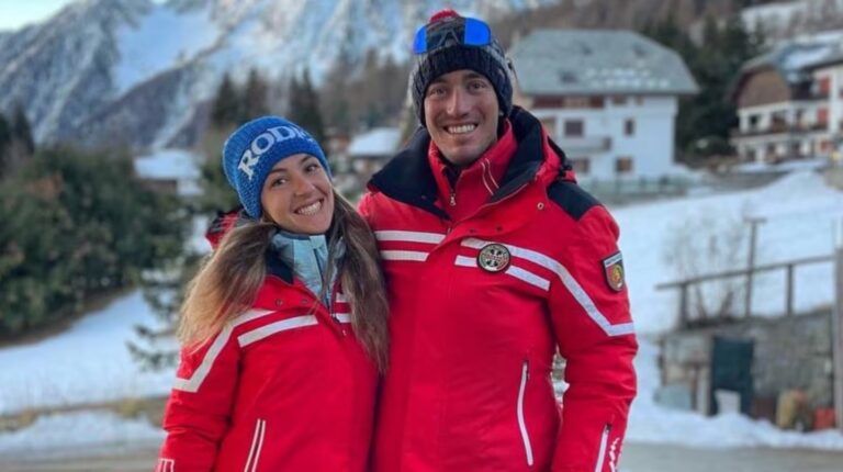 Un campeón de esquí y su novia murieron en los Alpes: aparecieron abrazados