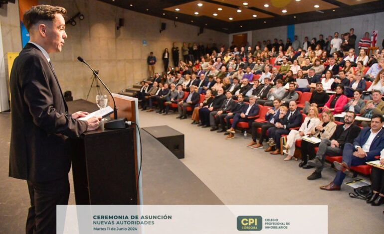  Lucas Péndola es el nuevo Presidente del Colegio de Profesional Inmobiliarios de Córdoba