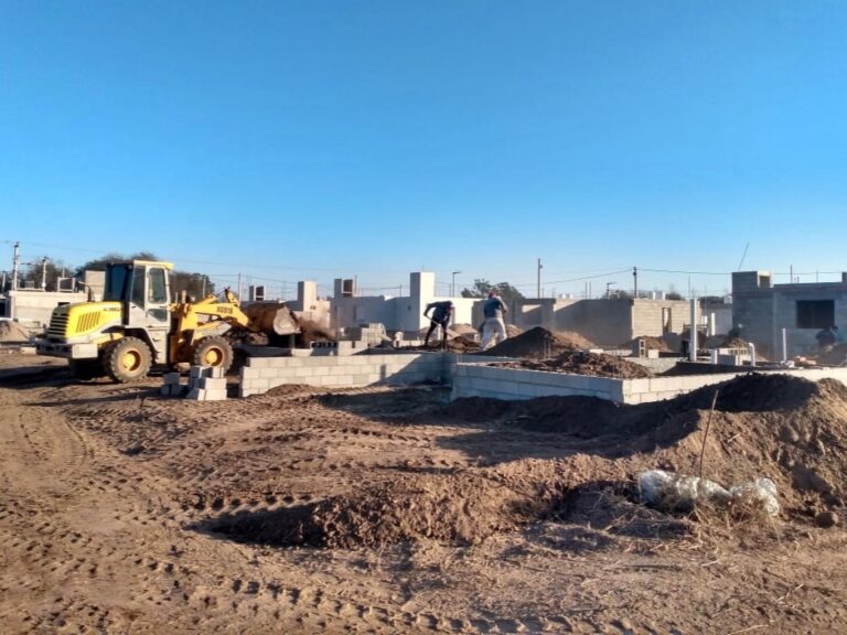 Avances en la construcción de viviendas municipales en Arroyito