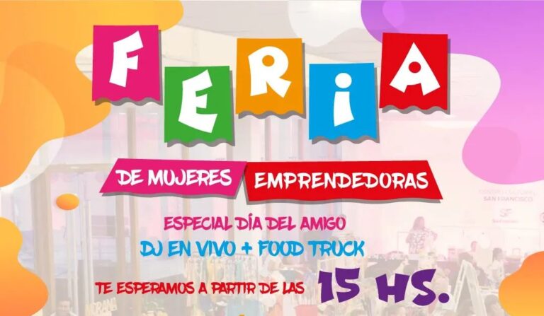 Llega la 2° feria de mujeres emprendedoras: ‘Especial día del amigo’