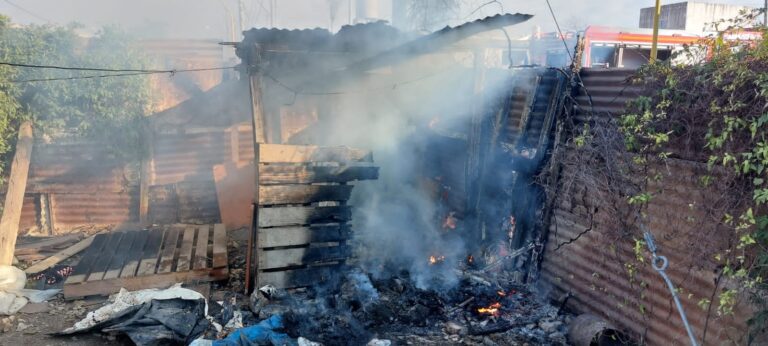 Bomberos intervinieron en cuatro incidentes durante la mañana