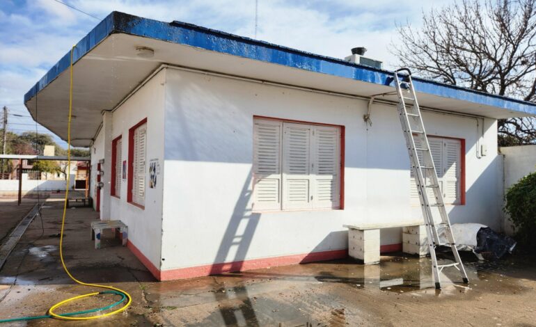 Realizaron trabajos en centros educativos de La Francia