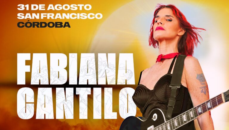 Fabiana Cantilo llega a San Francisco