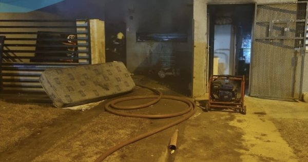 Se incenció una casa en Villa María