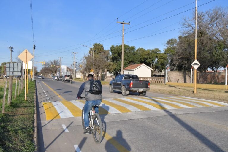 Continúa la demarcación de Reductores de Velocidad en la ciudad