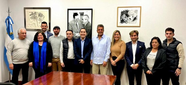 Andrés Romero se reunió con Sergio Massa en Buenos Aires