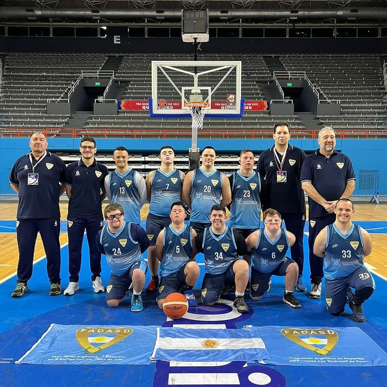 La Selección Argentina de Básquet para Atletas con Síndrome de Down entrenará en San Francisco