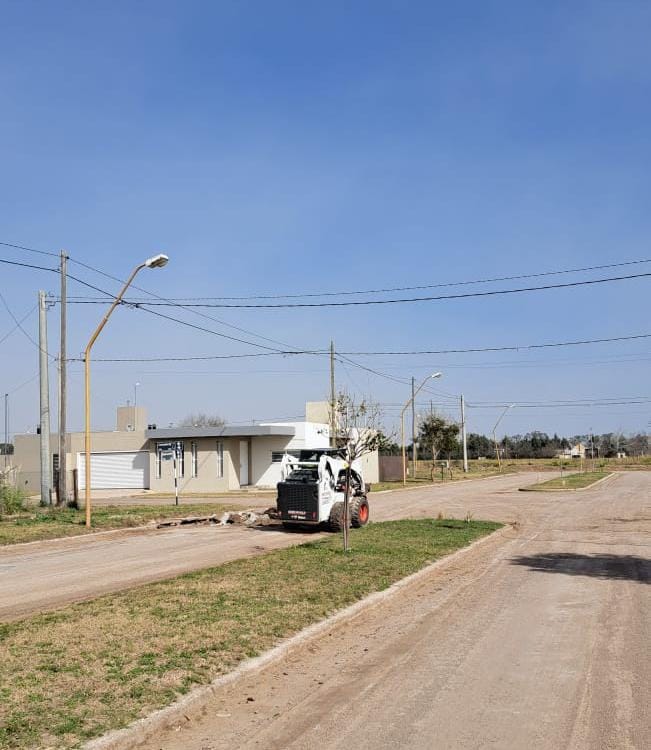 Iniciaron obras de hormigonado en Barrio Las Rosas