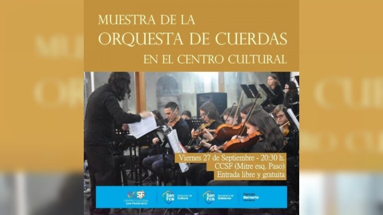Muestra de cuerdas en el Centro Cultural