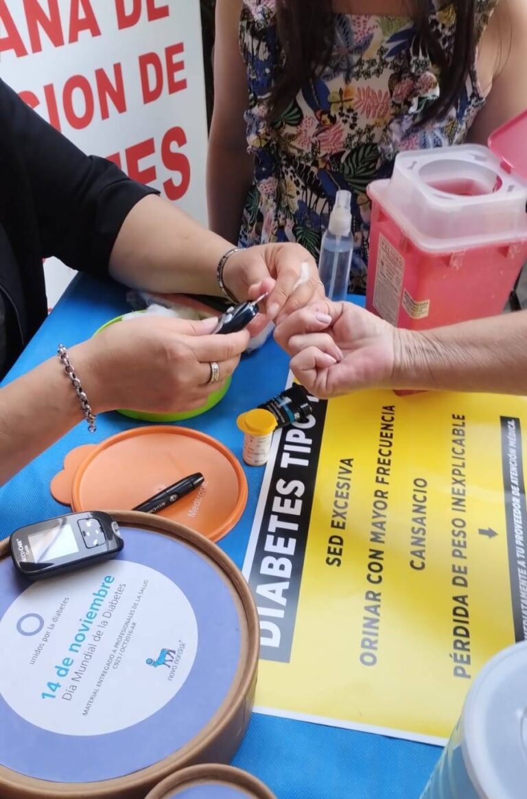 Las actividades por el Día Mundial de la Diabetes se realizarán durante todo noviembre