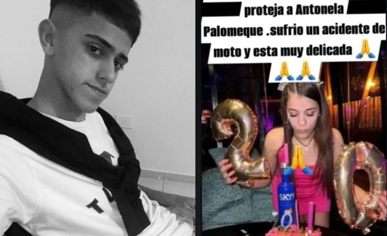  Dos jóvenes luchan por su vida tras un grave accidente de tránsito