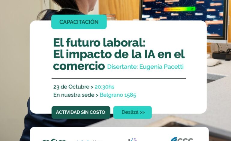  Nueva capacitación del CES: «Impacto de la Inteligencia Artificial en el comercio»