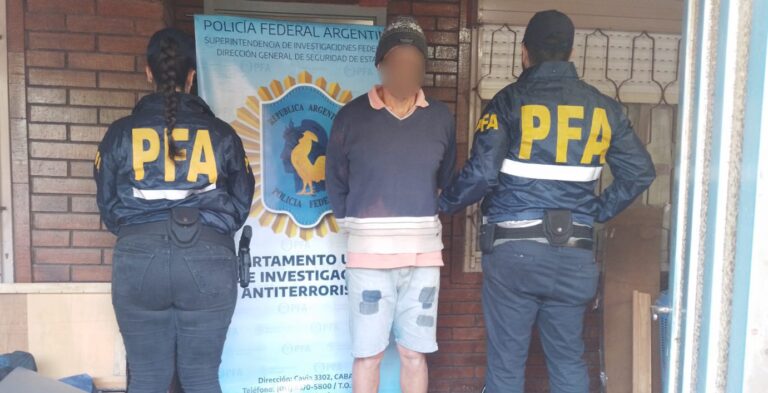 La PFA detuvo a un hombre por amenazas e intimidación pública a Milei