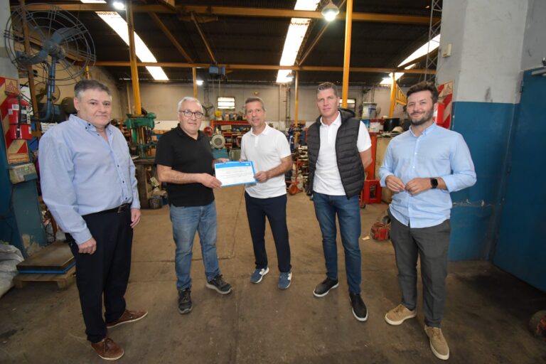 El municipio reconoció a empresas locales con créditos impositivos