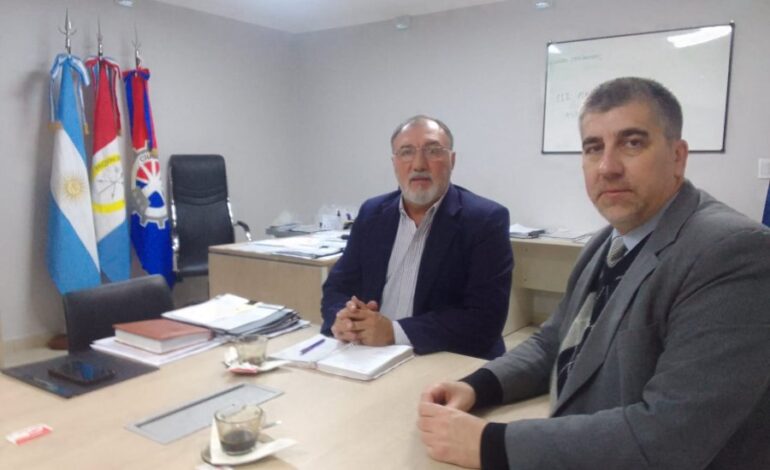  Frontera: el fiscal regional Vottero se reunió con Oscar Martínez