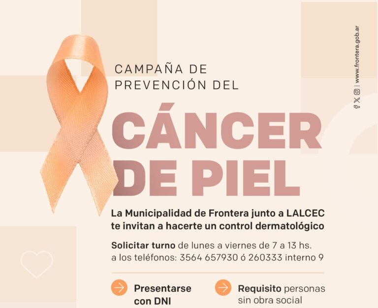 Frontera lanza una campaña de prevención contra el cáncer de piel
