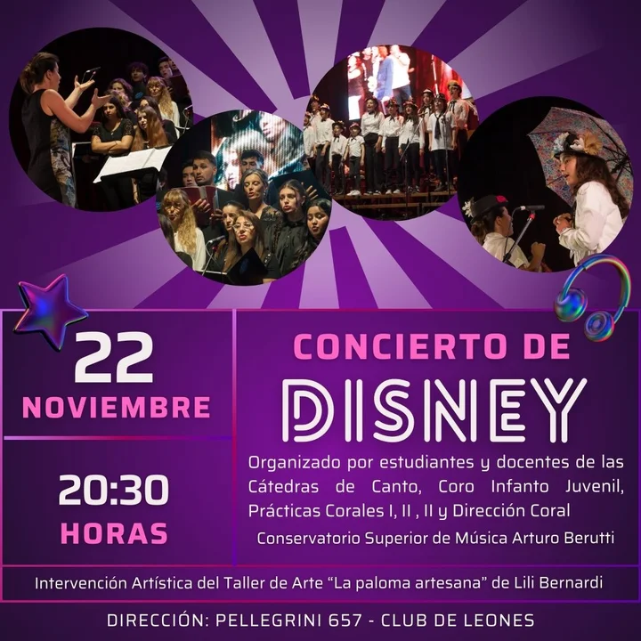 El Conservatorio organiza un «Concierto de Disney» a beneficio