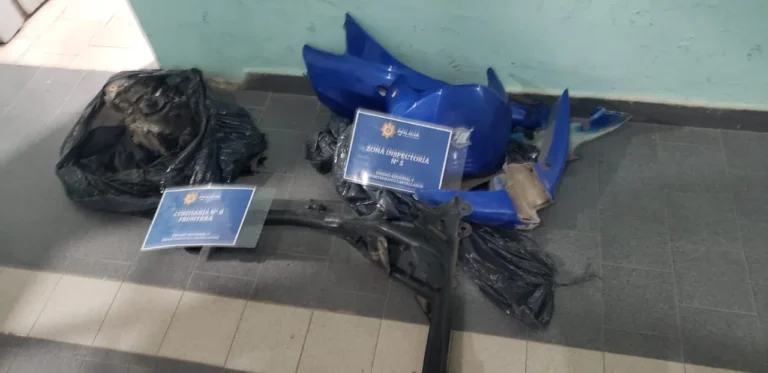 Recuperaron el cuadro de una moto en Acapulco