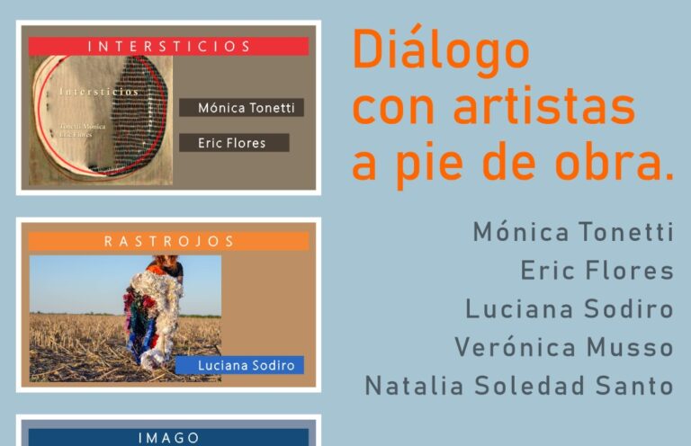 Diálogo con artistas a pie de obra