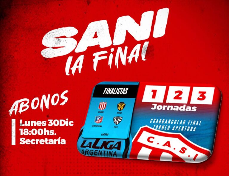 Llega la venta de entradas para el Cuadrangular Final de Liga Argentina
