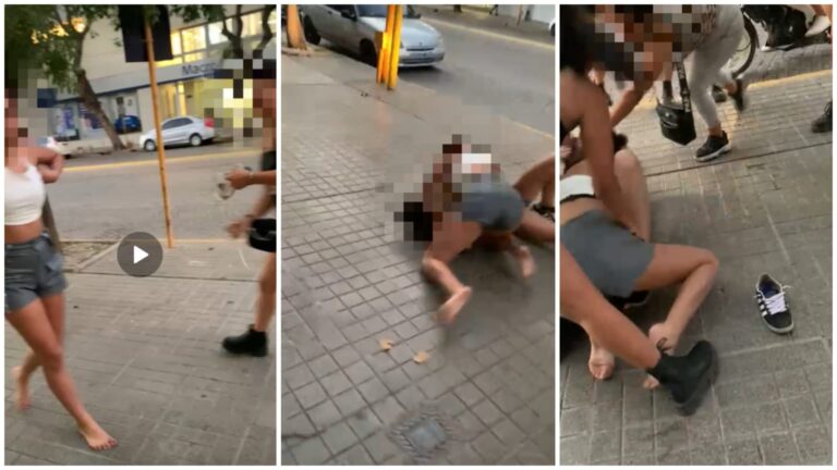 Video viral: la Policía identificó a las mujeres que pelearon en Bv. 25 de Mayo