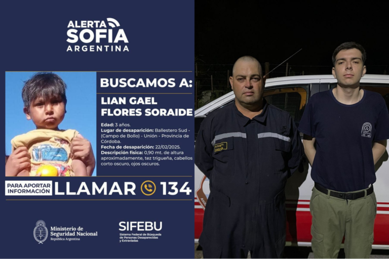 Bomberos Voluntarios de San Francisco participan en la búsqueda de Lian Flores Soraire