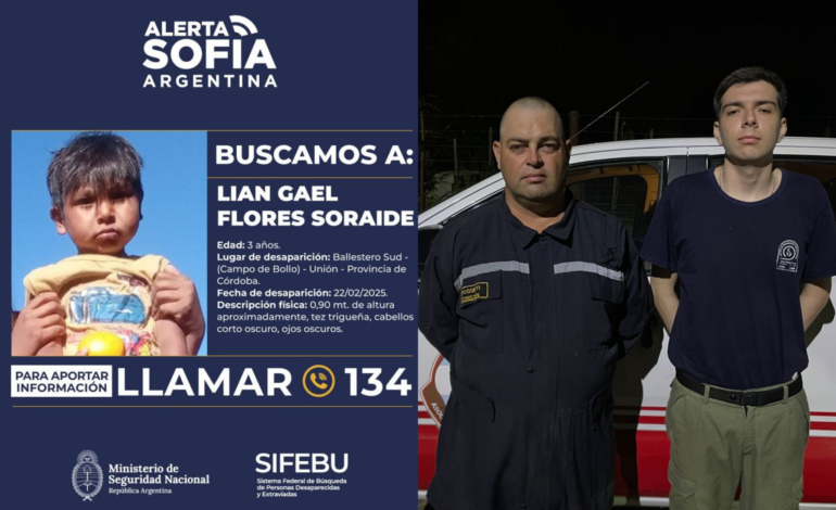 Bomberos Voluntarios de San Francisco participan en la búsqueda de Lian Flores Soraire