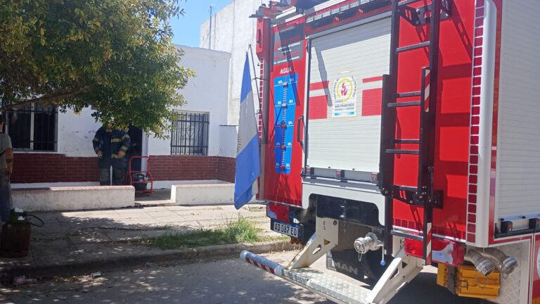 Bomberos sofocaron un incendio de garrafa