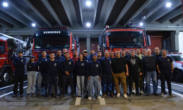 Bomberos de Rancagua llegaron a San Francisco