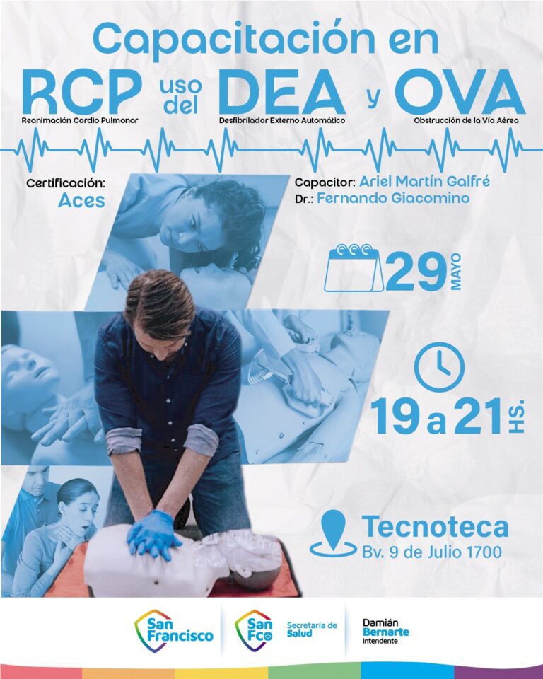 Dictarán un nuevo taller de RCP en la Tecnoteca