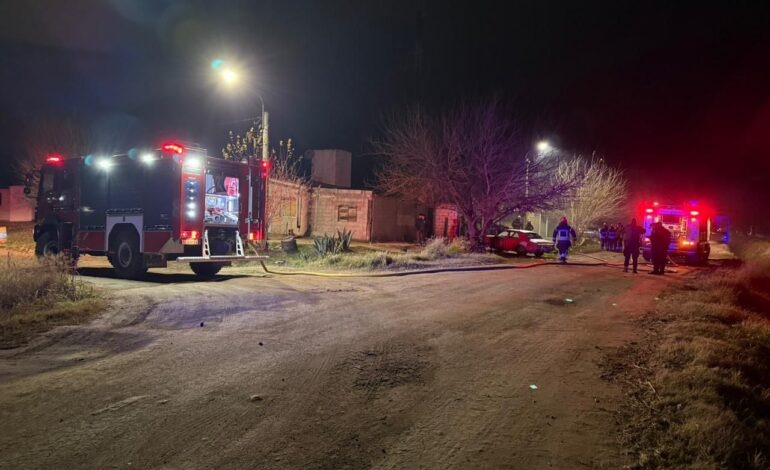 Incendio en una vivienda de Las Varas: daños totales en una habitación