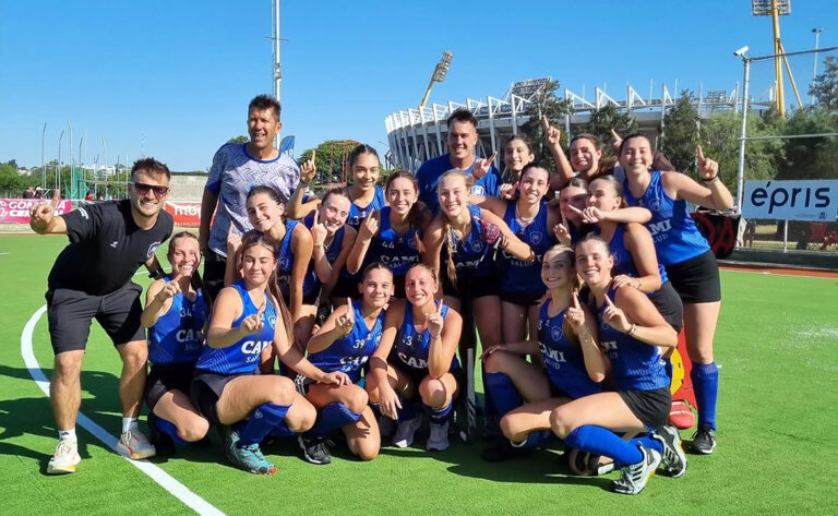 Antártida Argentina va por el título en dos categorías de la Liga B de hockey