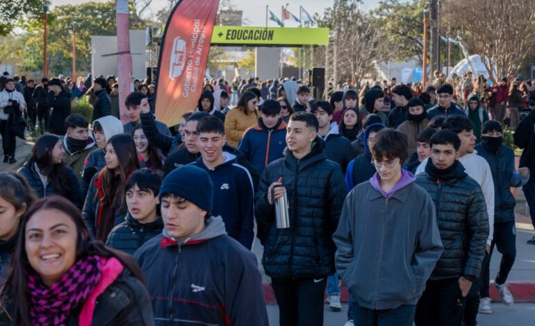Arroyito: más de 600 jóvenes de la región participaron de «Misión Despegue 5.0»